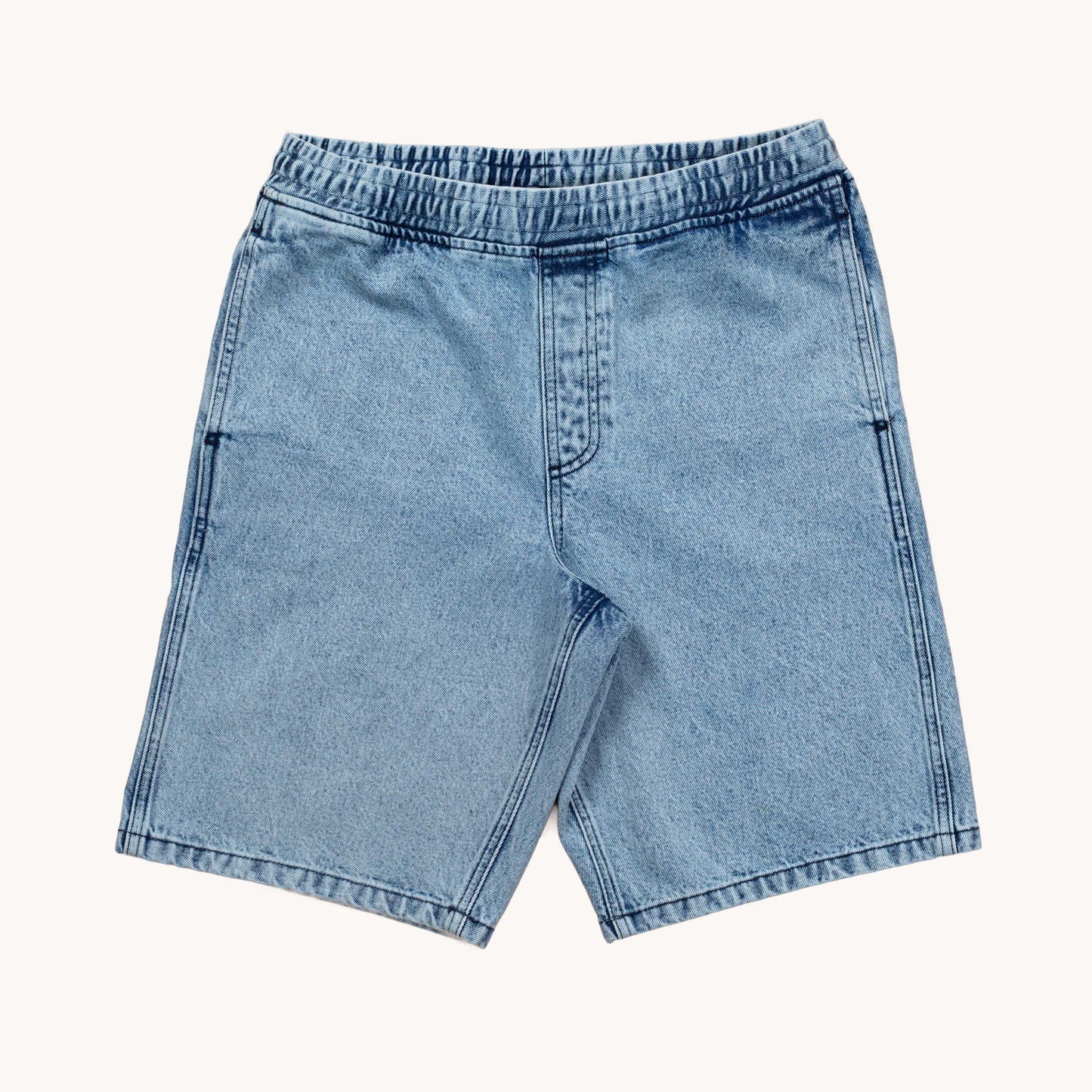 Blue Flowers "Cruiser" Denim Shorts