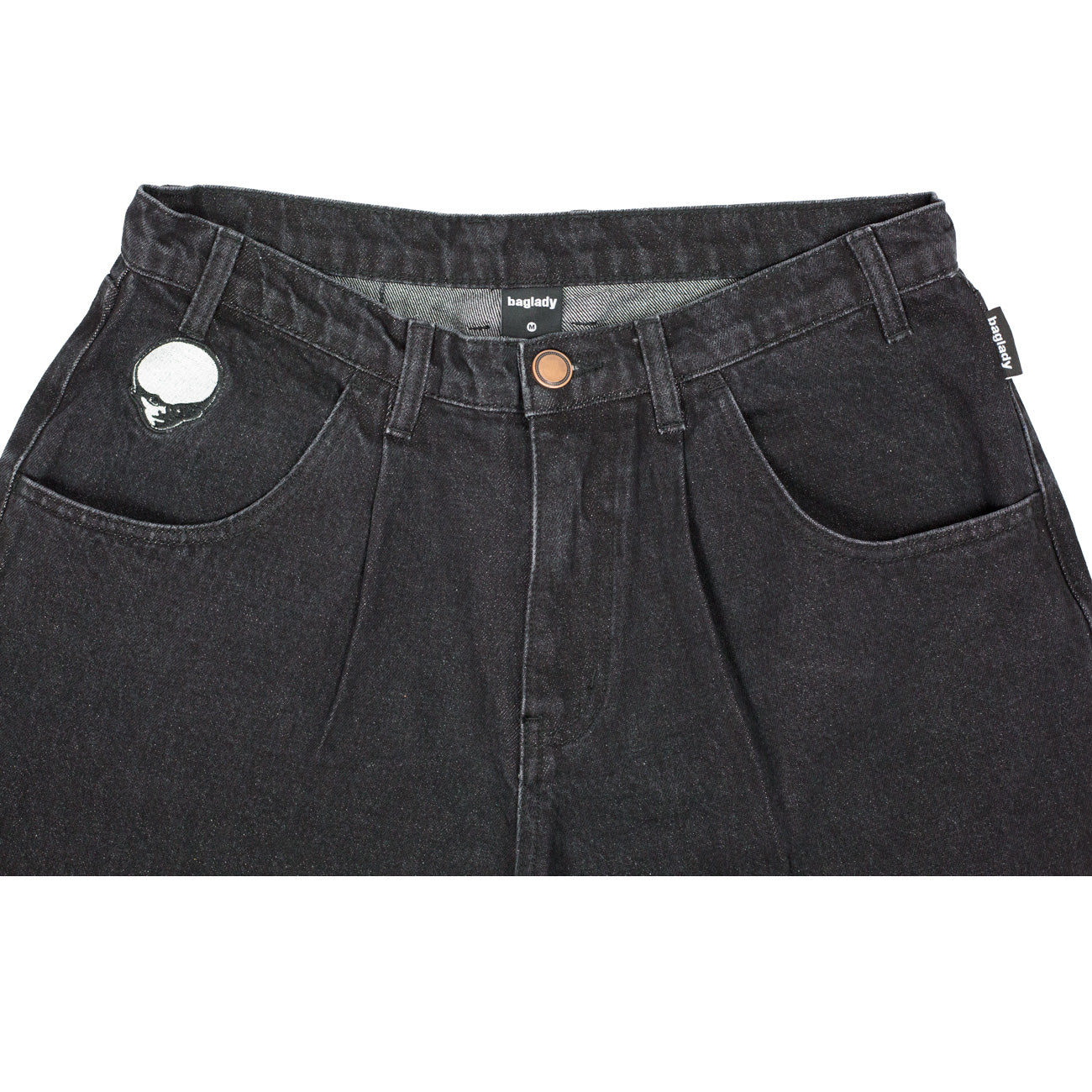 Baglady Denim Jeans - Black