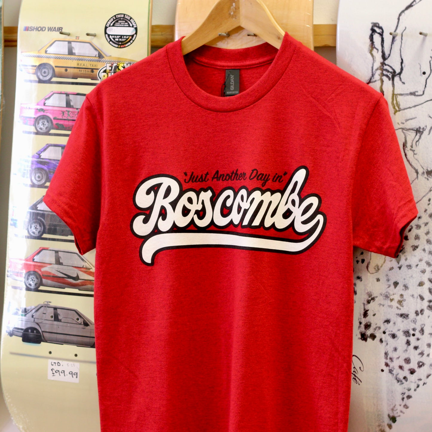 Boscombe T-Shirt - Cherry Red
