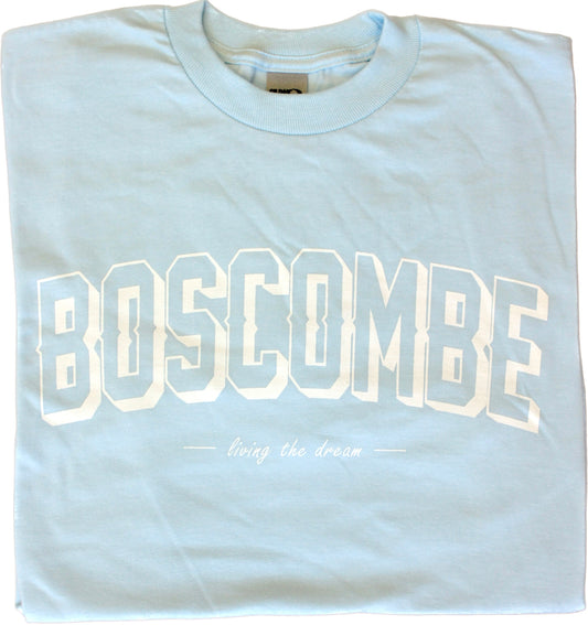 Boscombe 'Living the Dream' T-Shirt - Baby Blue