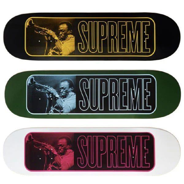 Supreme x Miles Davis Deck - (Various Sizes) – Moose Skateshop Supreme x Miles Davis Deck - (Various Sizes) – Moose Skateshop