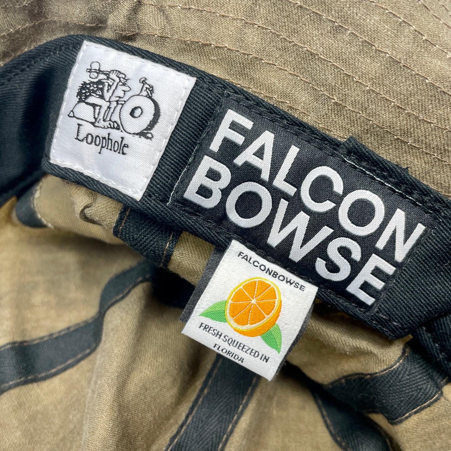 Loophole x Falcon Bowse Bucket Hat - Khaki