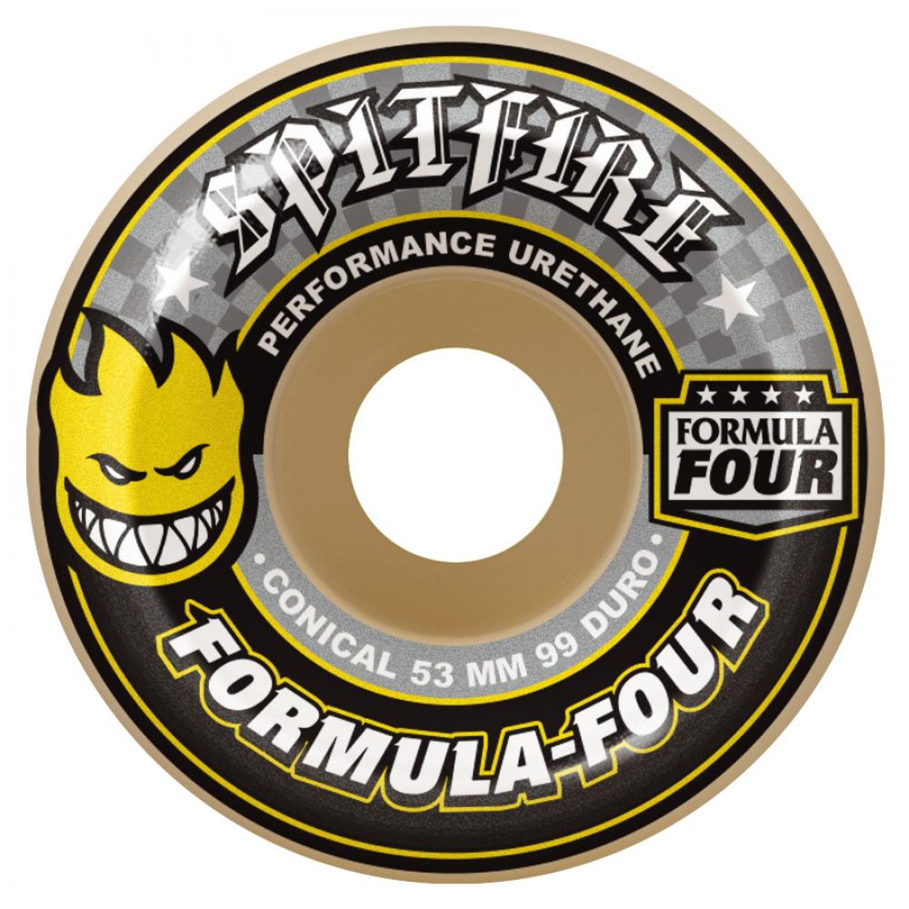 Spitfire Wheels 'Conical' (99 Duro) - Yellow