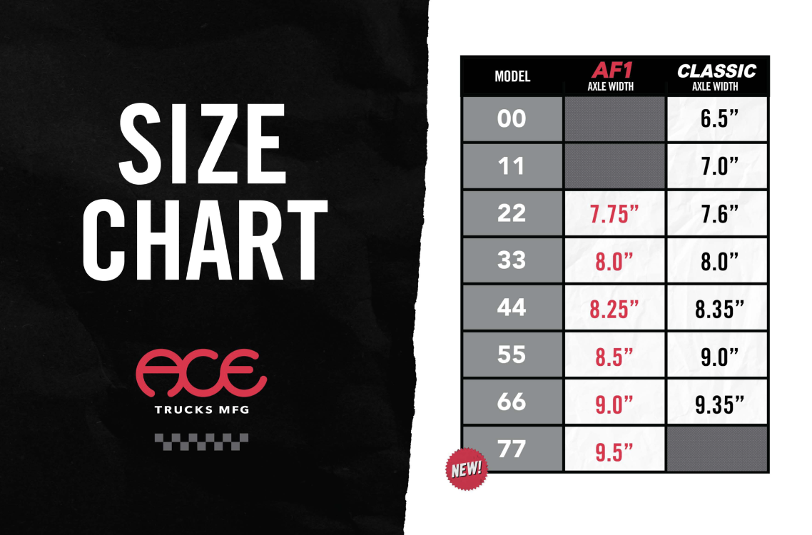 Ace Trucks AF1 - Polished (Various Sizes)