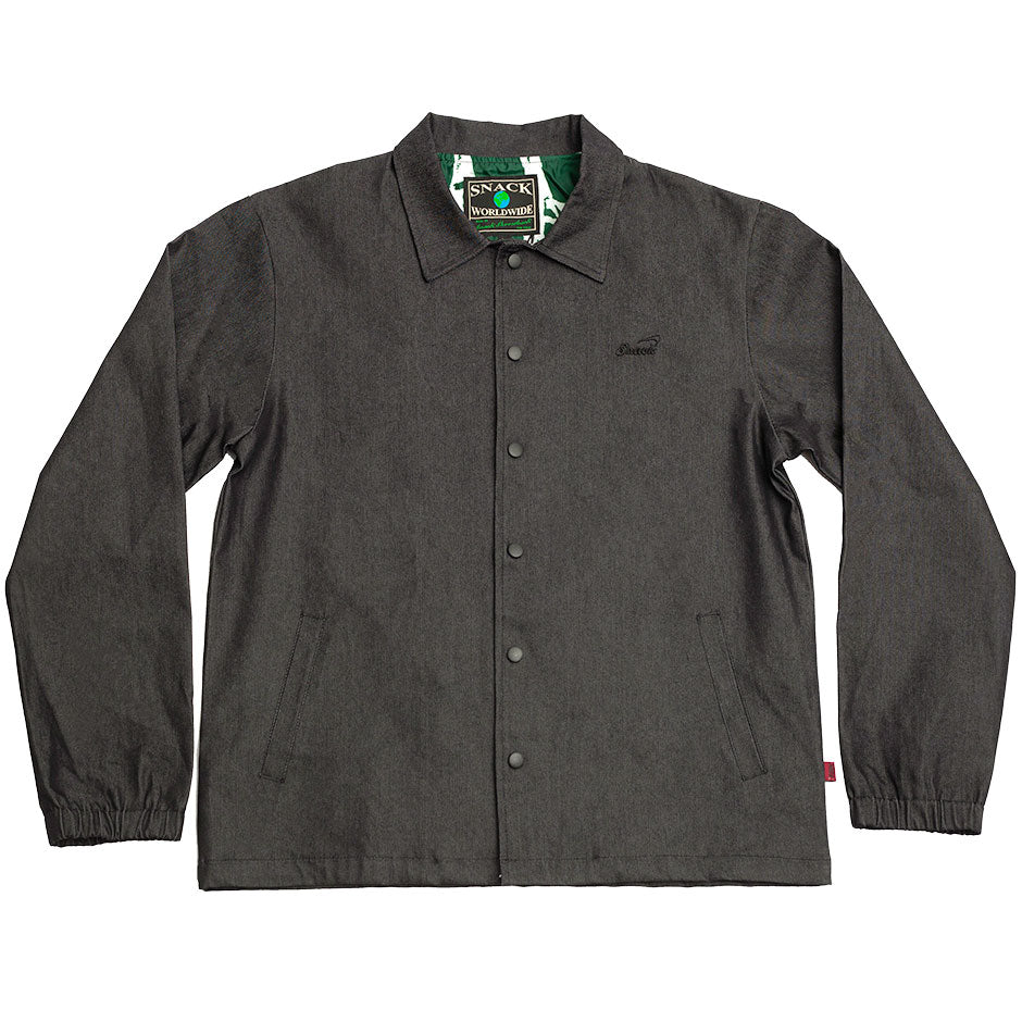 Snack 'Bamboo' Lined Denim Jacket - Black