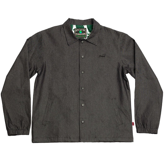 Snack 'Bamboo' Lined Denim Jacket - Black