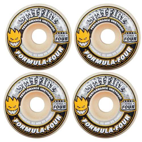 Spitfire Wheels 'Conical' (99 Duro) - Yellow