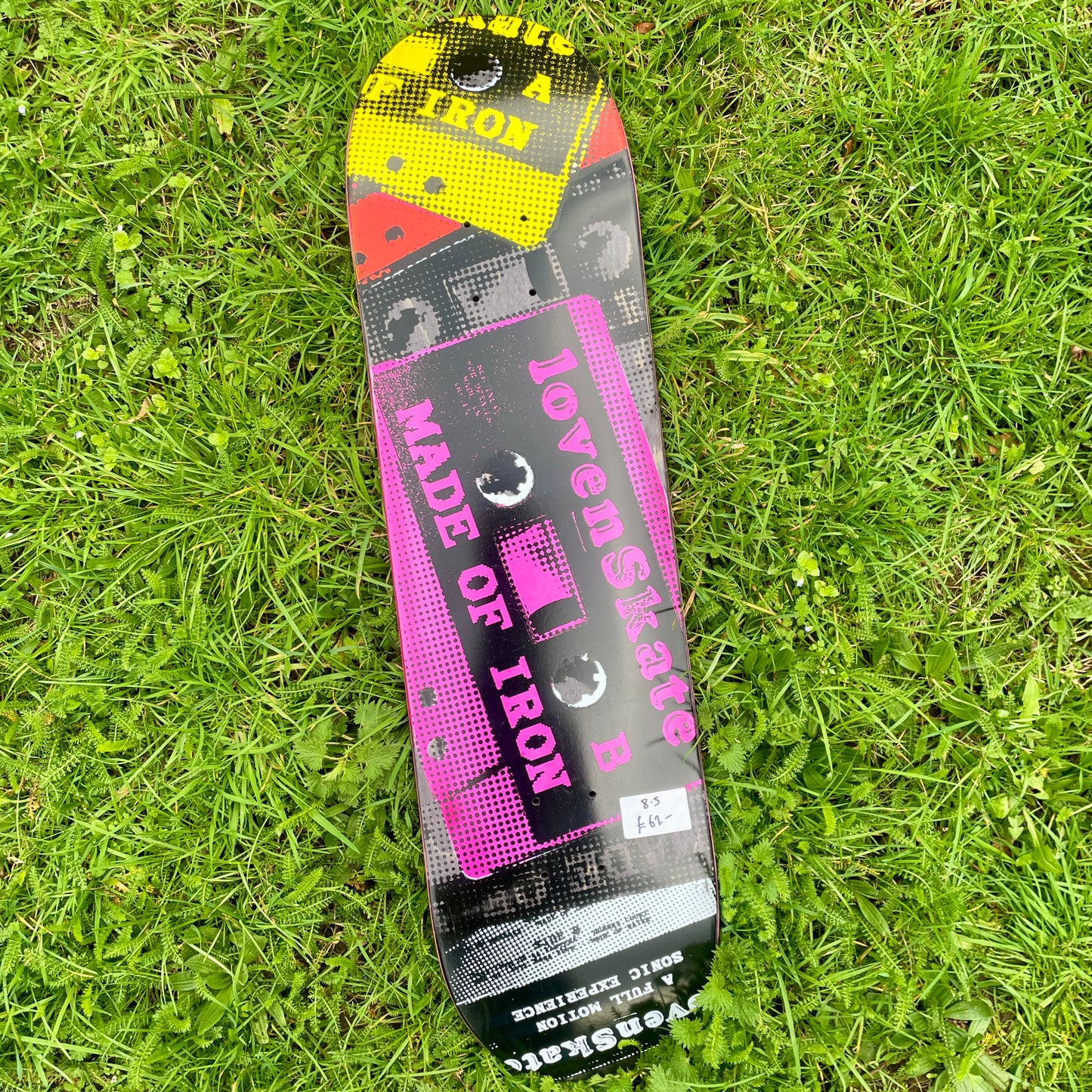 Lovenskate “Made of Iron” Deck - 8.5