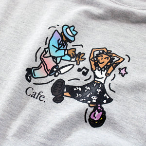 Cafe Dancing Crew sweatshirt (Grey) - (Various Sizes)