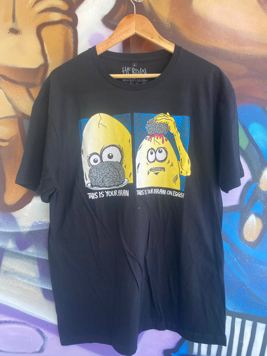 Heroin Skateboards - "Brain on Eggs" - T-Shirt