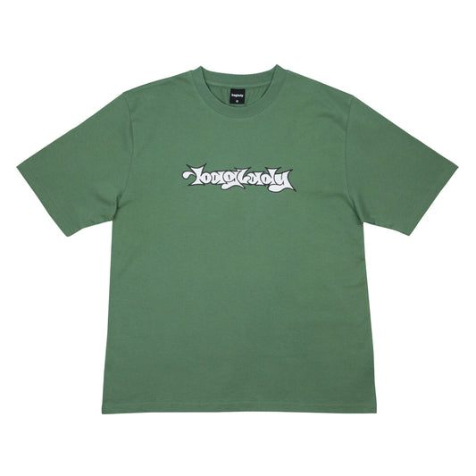 Baglady "Bootleg Throw Up" T-Shirt - Green