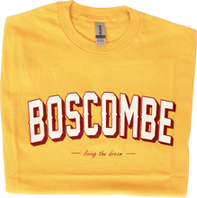 Load image into Gallery viewer, Boscombe &#39;Living the Dream&#39; T-Shirt - Gold
