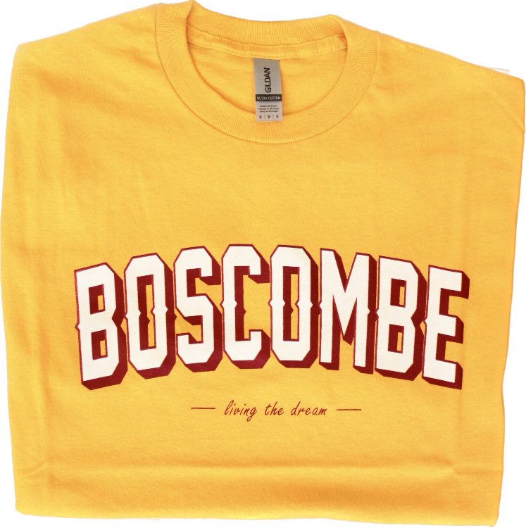Boscombe 'Living the Dream' T-Shirt - Gold
