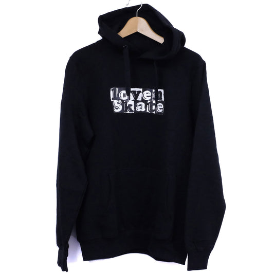 Lovenskate "Tear Logo" Hoodie - Black / White