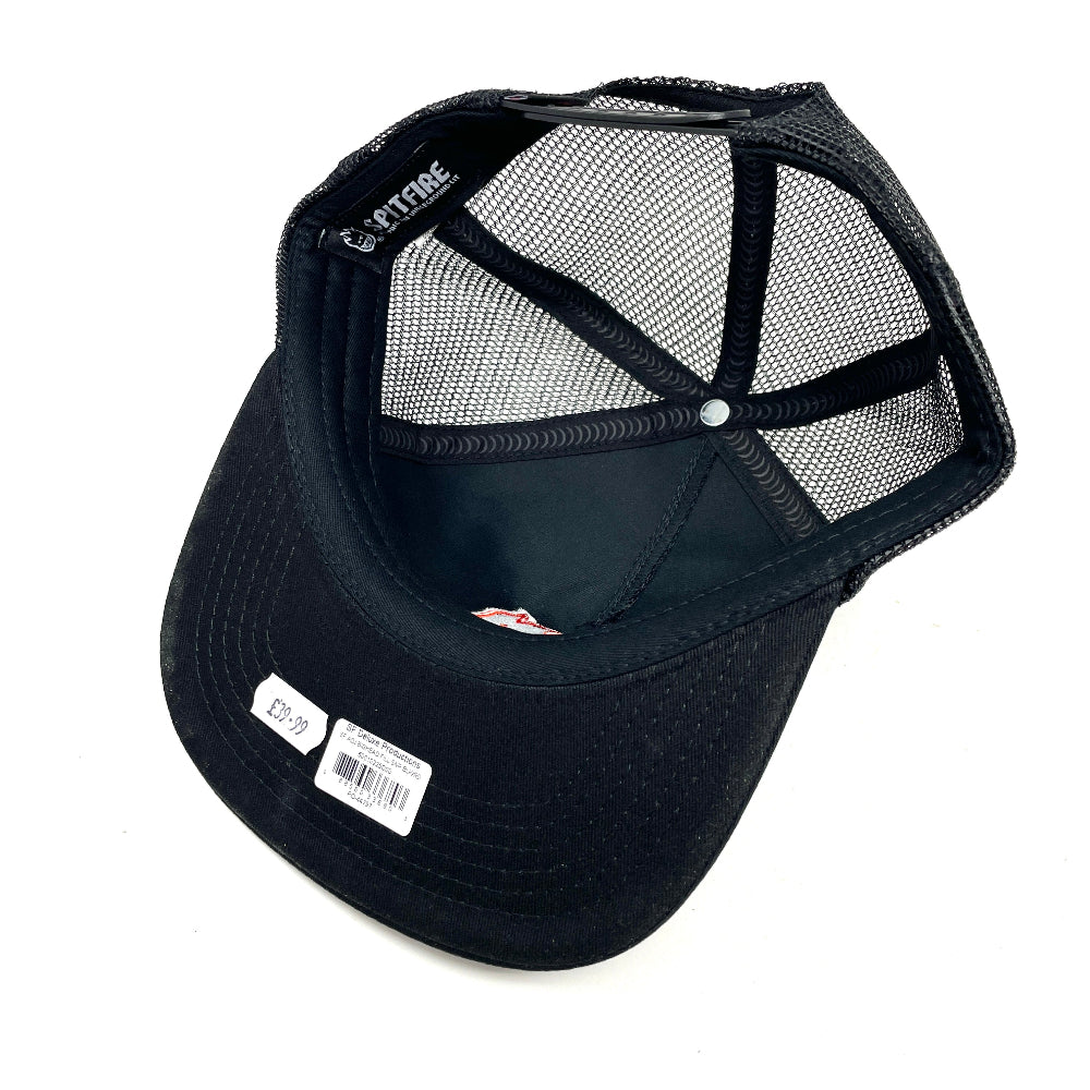 Spitfire "Bighead" Snapback - Black/ Mesh