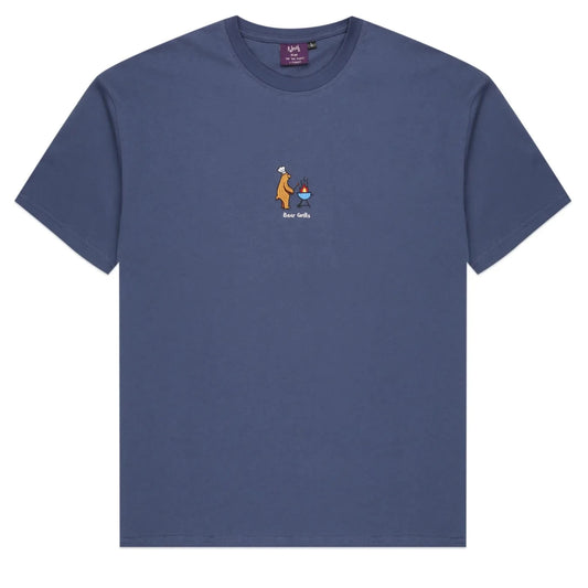 Palmah "Bear Grills" T-Shirt - Petrol Blue