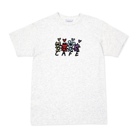 Skateboard Cafe 'Pals' T-shirt - Ash Heather