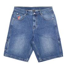 Load image into Gallery viewer, Baglady Supplies Denim Shorts - Blue
