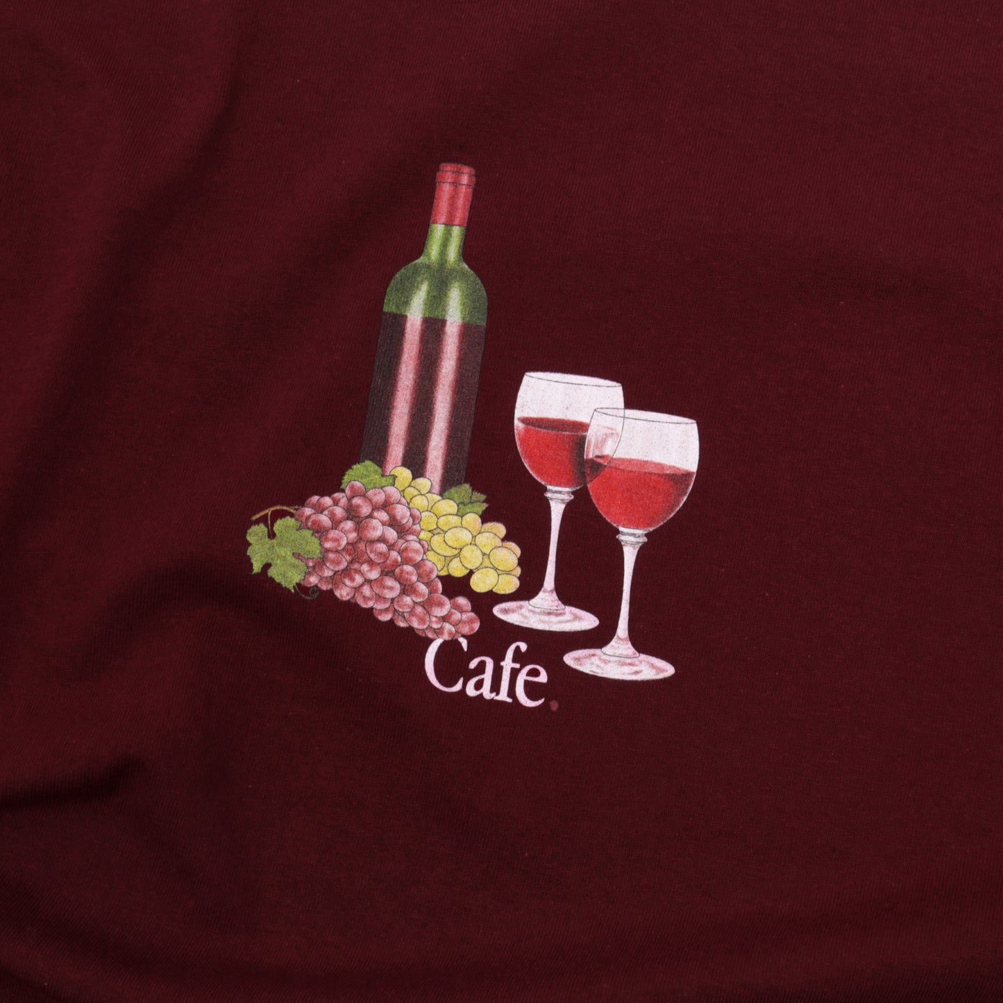 Skateboard Cafe 'Vino' T-shirt - Burgundy