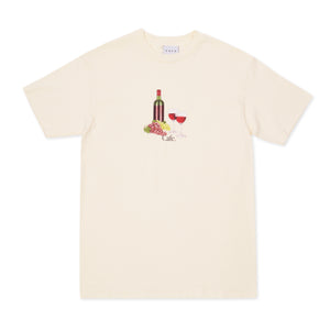 Skateboard Cafe 'Vino' T-shirt - Cream