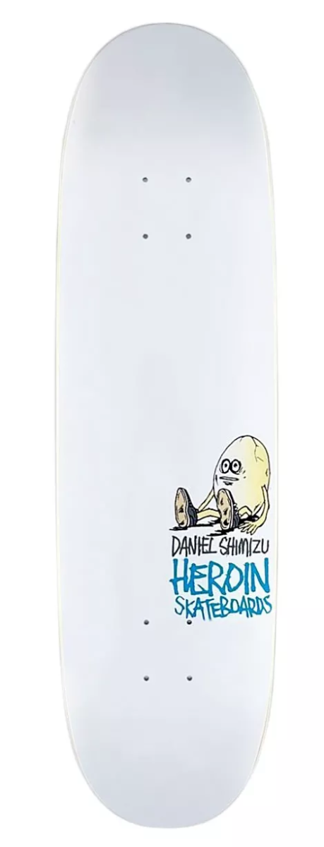 Heroin Skateboards: "The Egg" Daniel Shimizu Deck - 8.5