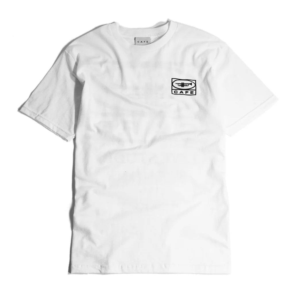 Skateboard Cafe '45' T-Shirt White (Various sizes)