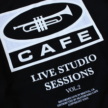 Load image into Gallery viewer, Cafe &#39;45&#39; T-shirt - Black

