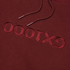 GX1000 'OG Logo Flip' Hoodie - Maroon