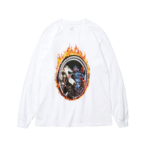 Evisen 'Kreiswagen V9000' Longsleeve - White