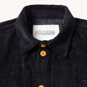 Piilgrim 'Girth' Corduroy Shirt - Black - Various Sizes
