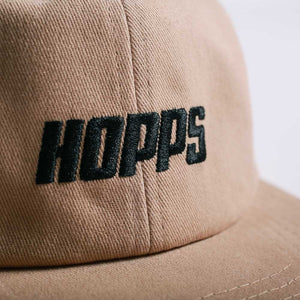 Hopps 'BigHopps 6P' 6 Panel Hat - Khaki/Black