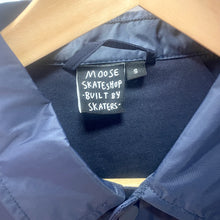 Load image into Gallery viewer, Moose &#39;Built By Skaters&#39; Coach Jacket - Black
