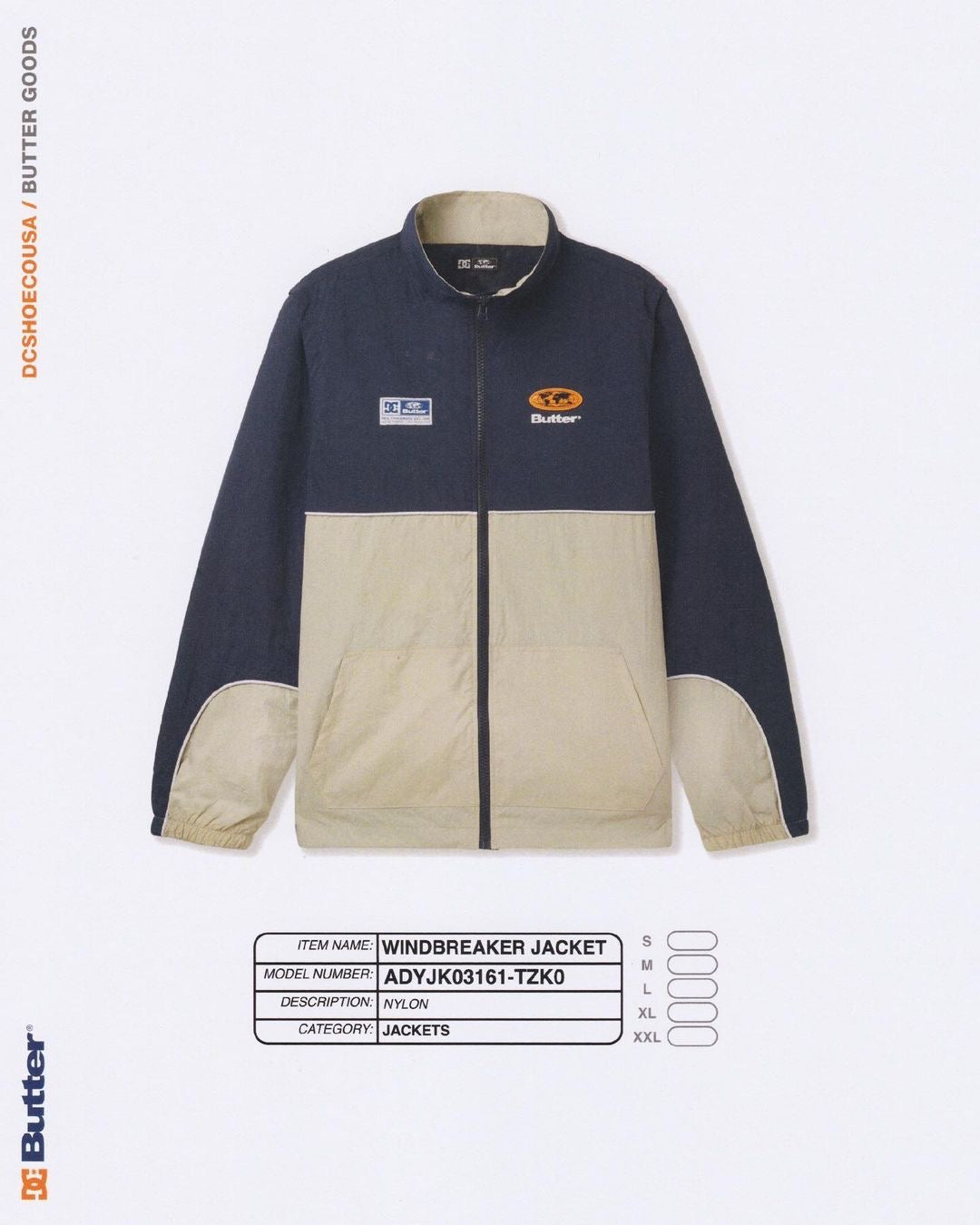 Buttergoods X DC Windbreaker Jacket – Moose Skateshop