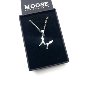 Moose 'Antler Pendant' Chain Necklace