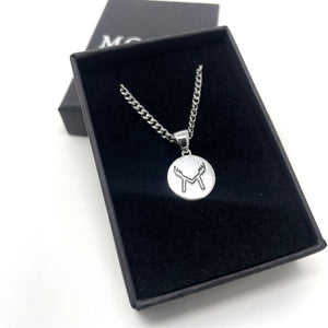 Moose 'M Pendant' Chain Necklace