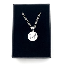 Load image into Gallery viewer, Moose &#39;M Pendant&#39; Chain Necklace

