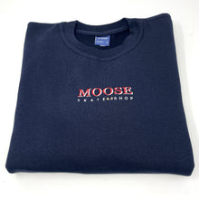 Load image into Gallery viewer, Moose &#39;Skateshop&#39; Sweatshirt - Navy
