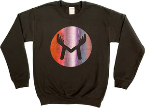Moose 'Circle M' Sweatshirt - Black (Small)