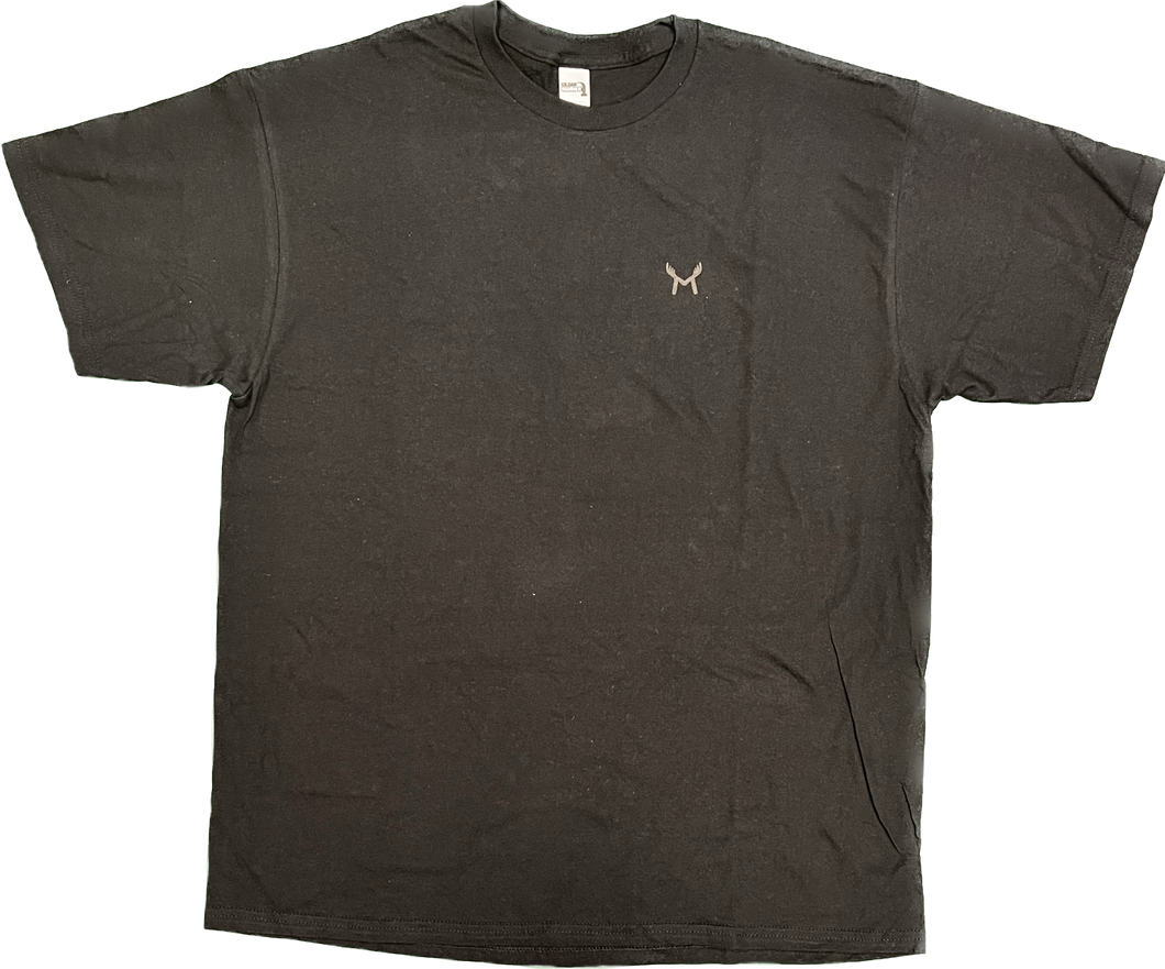 Moose 'Classic M' T-Shirts - Black (Various Sizes)