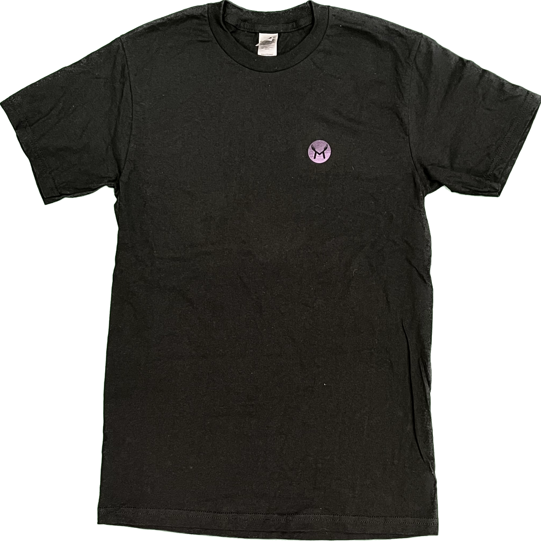 Moose 'Circle M' T-Shirt - Black (Small)