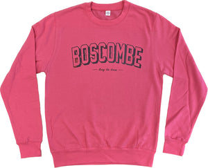 Boscombe 'Living the Dream' Sweatshirt- Pink (Medium)