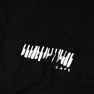 Cafe 'Keys' T-shirt - Black