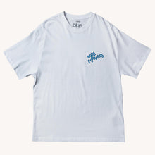 Load image into Gallery viewer, Blue Flowers &#39;Patsy&#39; T-Shirt - White
