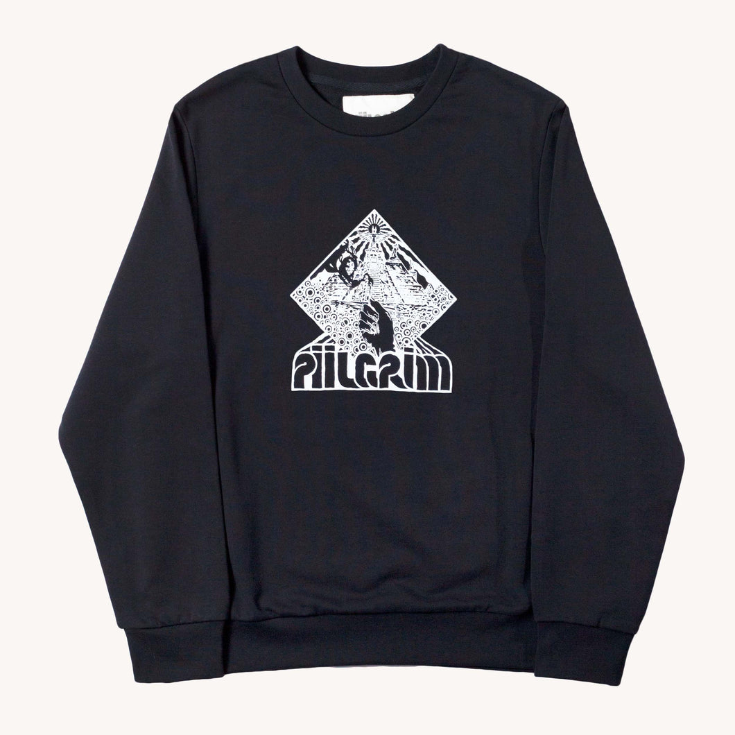 Piilgrim 'Pyramid' Sweatshirt - Black - Various Sizes