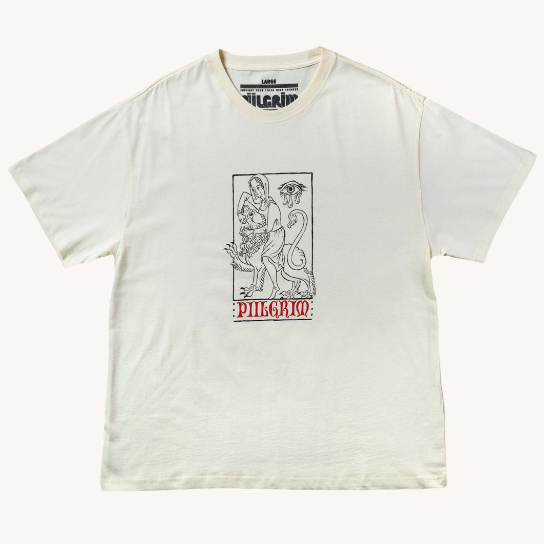 Piilgrim 'SAMSON T SHIRT' - ANTIQUE WHITE