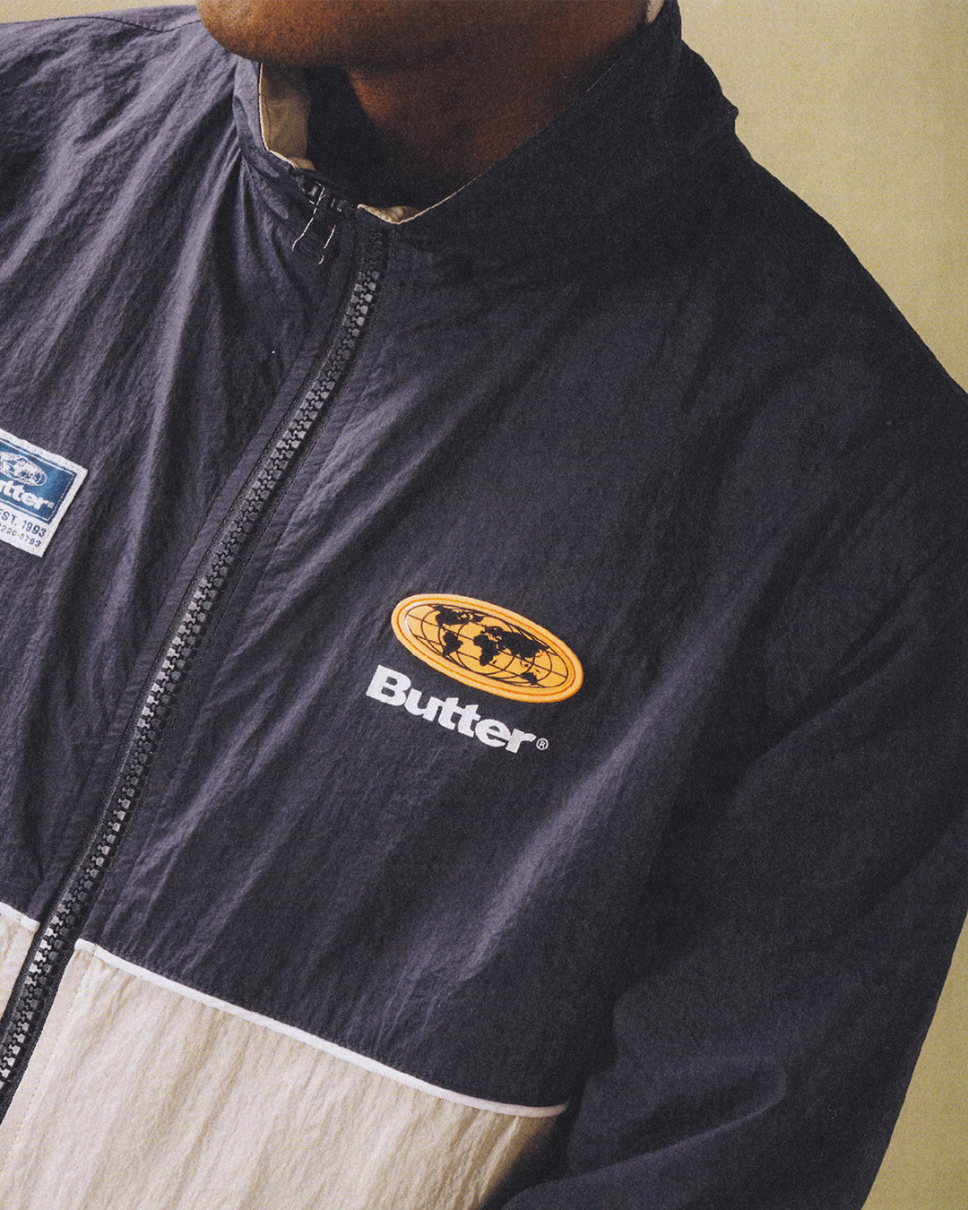 Men's Butter Goods x DC Water-Resistant Windbreaker Jacket