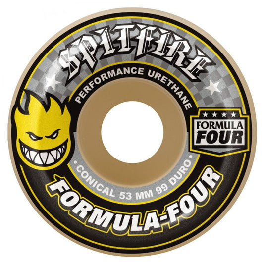 Spitfire Wheels 'Conical' (99 Duro) - Yellow