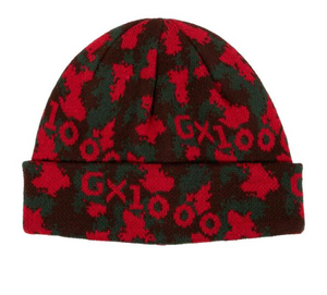 GX1000 "Trenched Camo" Beanie - Red