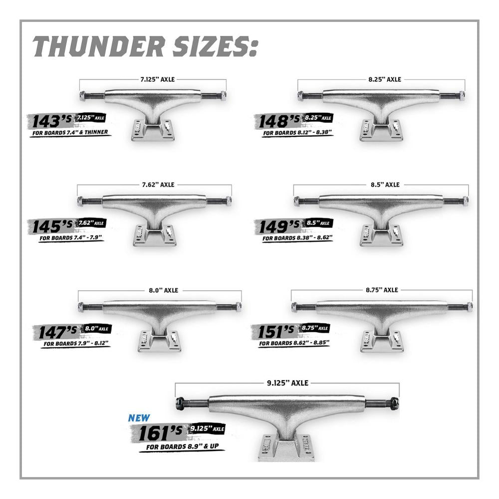 Thunder 'Team' Trucks - (Various Sizes)