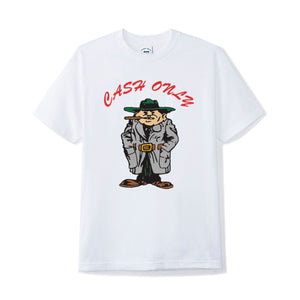 Cash Only "Wise Guy" Tee - White - Various Sizes